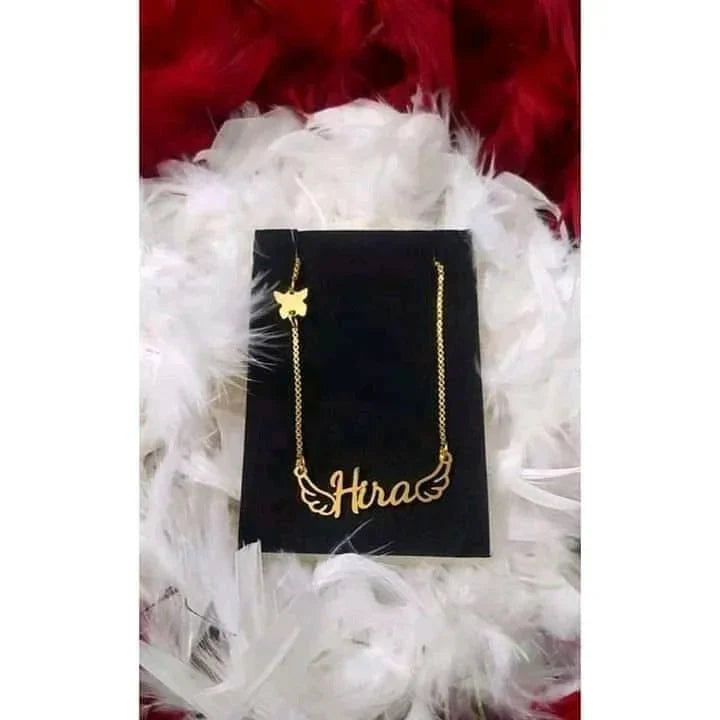 Customised Name Necklace in Angel