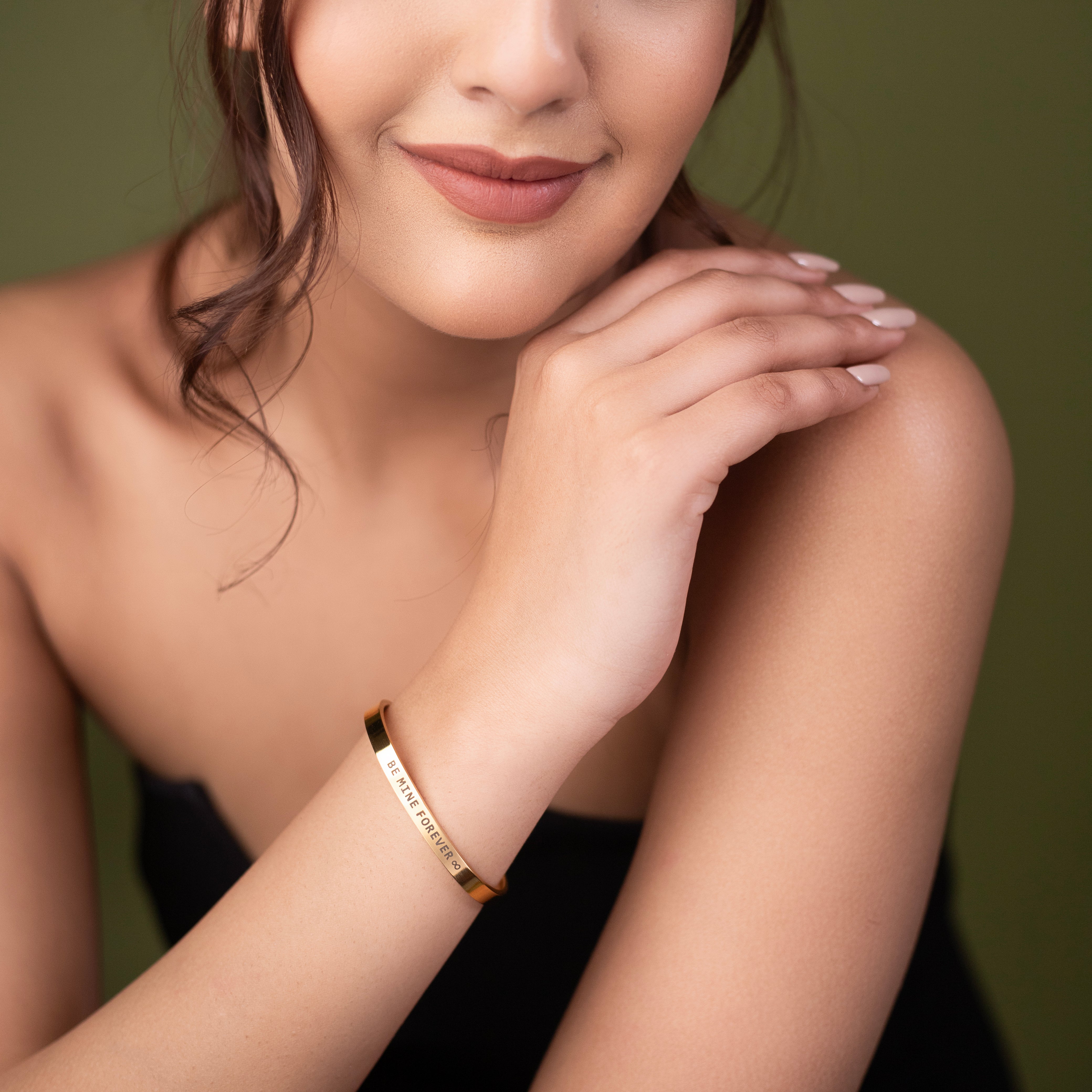 Engraved Cuff Bangle