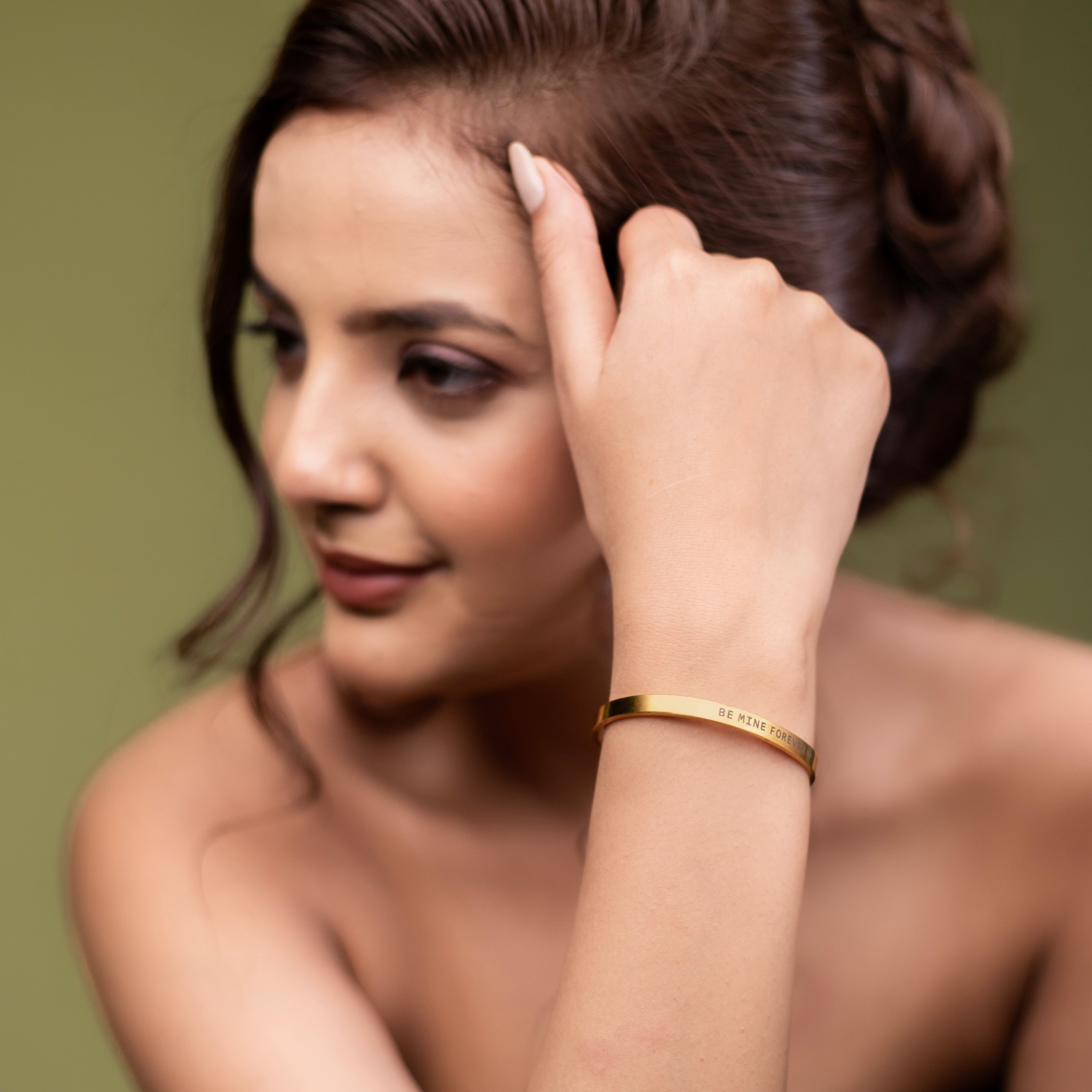 Engraved Cuff Bangle