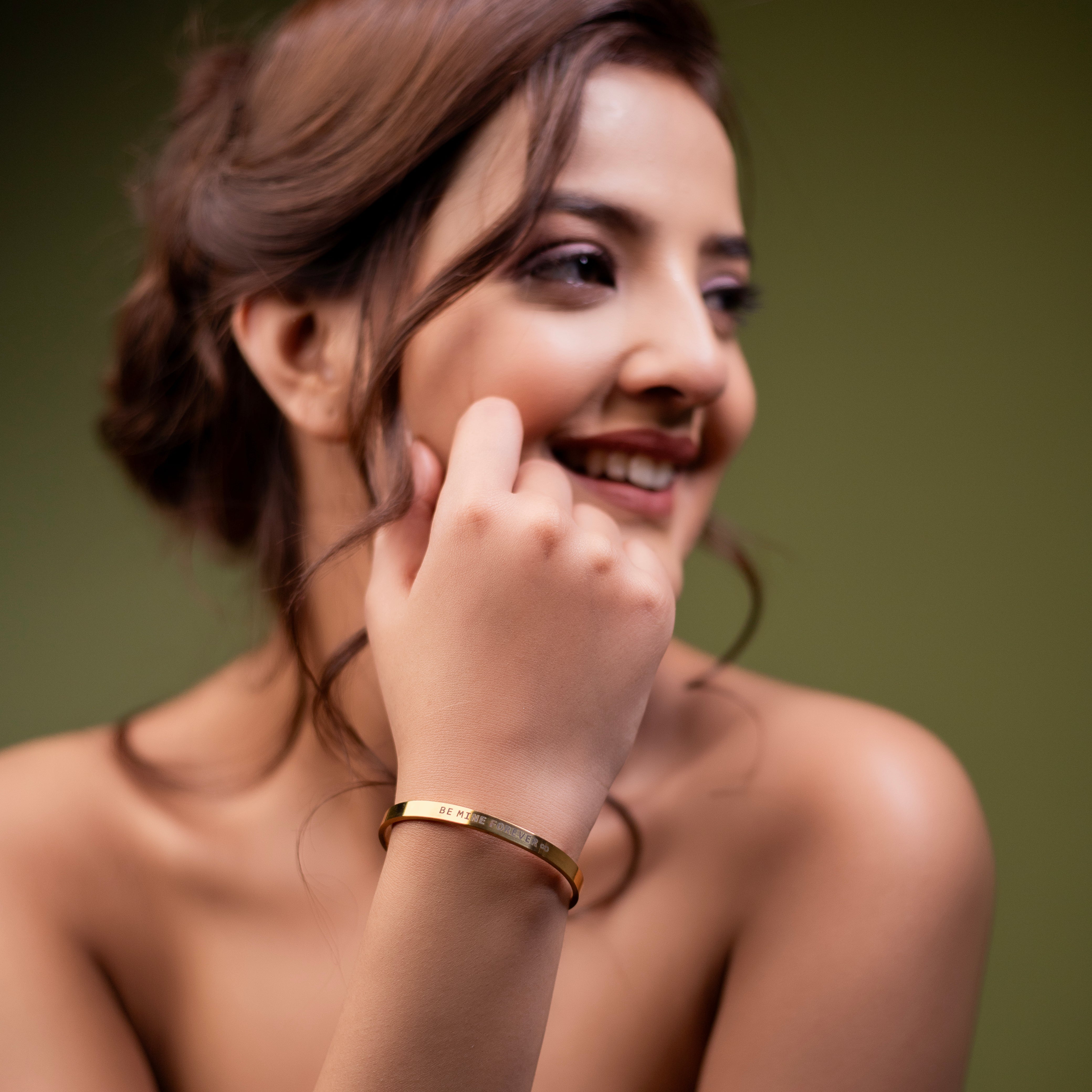 Engraved Cuff Bangle