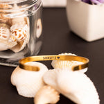 Engraved Cuff Bangle