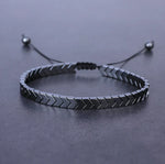 Stylish Hematite Arrows Bracelet Unisex