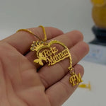 Customize Couple Name Necklace Initial Hanging