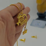Customize Couple Name Necklace Initial Hanging
