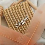 Bottom Heart Style Name Necklace