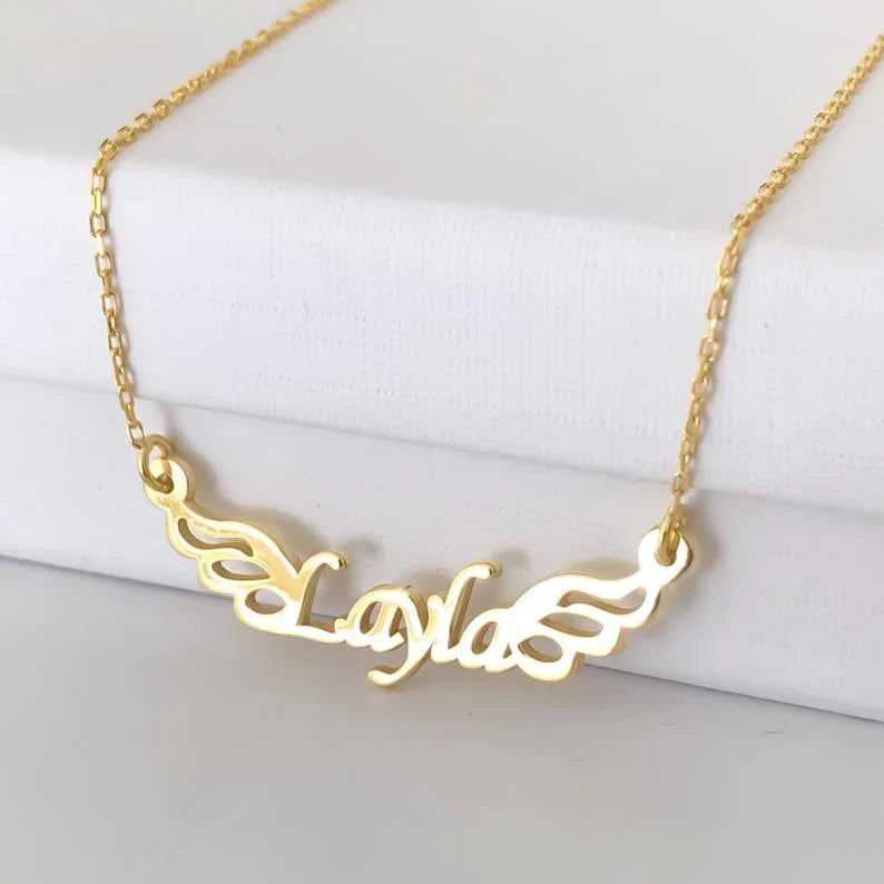 Customised Name Necklace in Angel