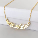 Customised Name Necklace in Angel
